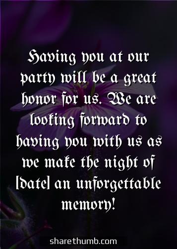 beer party invitation message